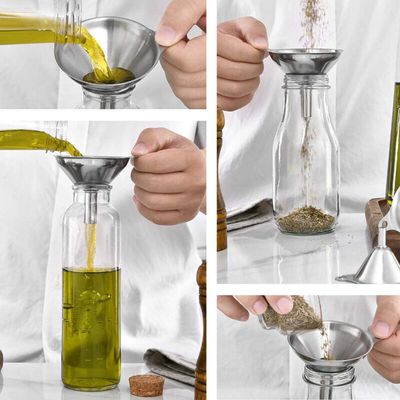 120ml or 4oz Square Clear Glass Jar HERB SPICE STORAGE SHAKER JARS (SET of 12 ) with CHOICE of S/STEEL FUNNEL, SPICE LABELS , CLEANING BRUSH & PEN MARKER