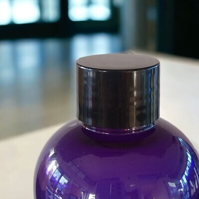 24mm BLACK -GLOSS Wadded Screw Cap - (Suit 24mm PET Bottles)