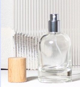 50ml ATOMISER (Le Labo Style) LIGHT BROWN Wooden Cap