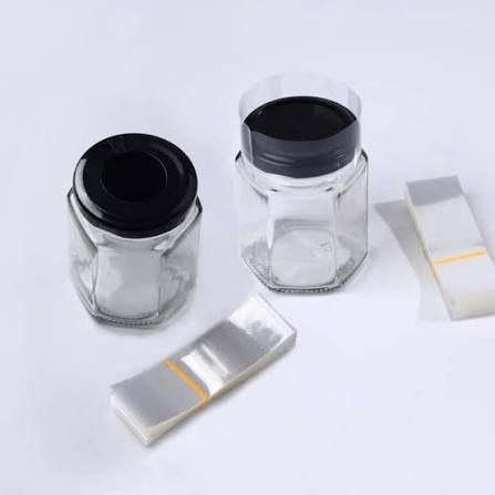 Tamper Evident Sleeves 110mm Width x 25mm Height 500 Piece Pack (Fit 63mm Jar Lids)