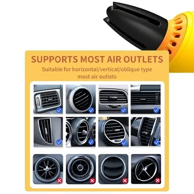 Pilot Duck Car Air Freshener, Car Diffuser Rotating Propeller - BLACK  SPECIAL BUY