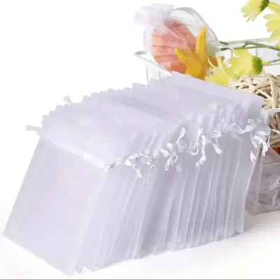Organza Bags 7cm x 9cm PACK OF 10 Organza Bags 7cm x 9cm PACK OF 10