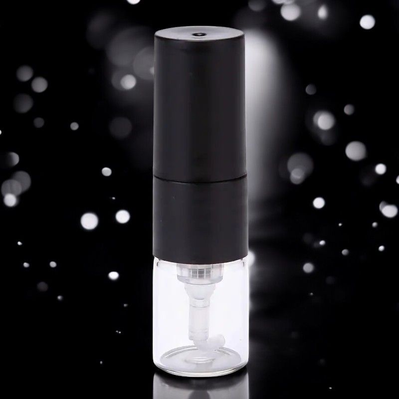 1ml  Glass Atomiser with Black Overcap