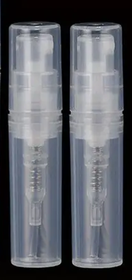 2ml Natural Coloured Plastic Atomiser with Clipon Overcap PACK OF 100 Pcs