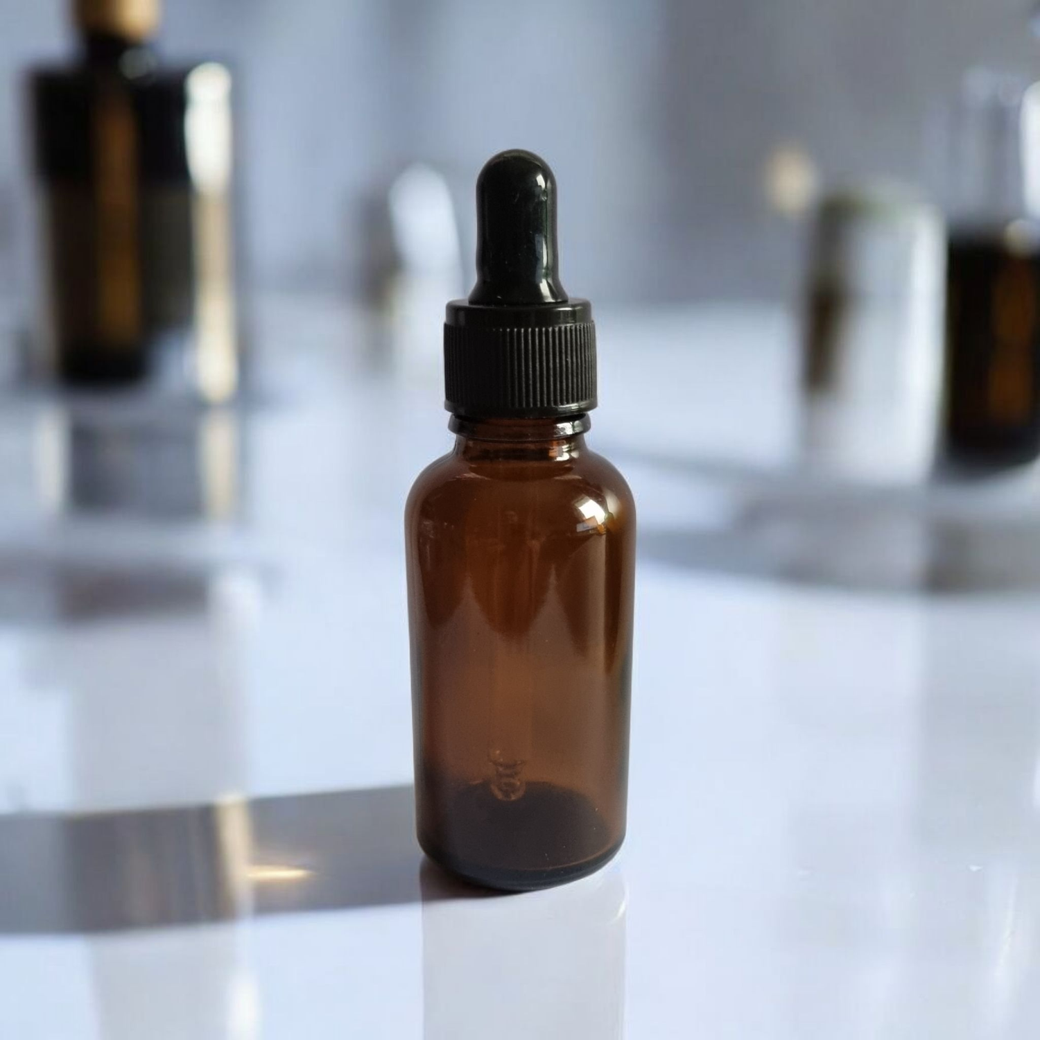 30mL AMBER GLASS AROMA DROPPER BOTTLE COMPLETE SET - SPECIAL BUY