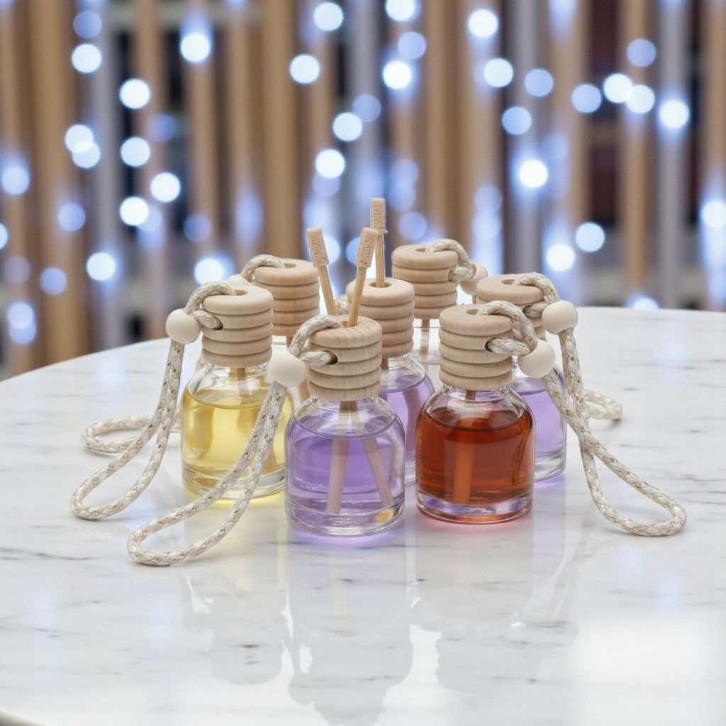 8ml BELL Dome Clear Glass Car Diffuser - SPECIAL BUY