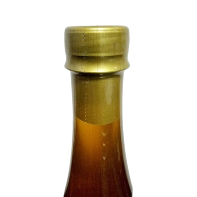Tamper Evident Shrink Sleeve 55mm Wide x 50mm Long - GOLD- 100 PC PACK