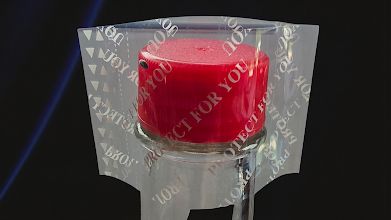 Tamper Evident Sleeves Clear 55mm Width x 35mm Height 100 Piece Pack (Perforation in White Arrows &amp; PROTECT FOR YOU)