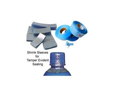 Tamper Evident Shrink Sleeve 50mm Wide x 40mm Long - CLEAR &amp; PERFORATED - 100 PC PACK ( SUITABLE FOR 24-MM DIAMETER CAPS)