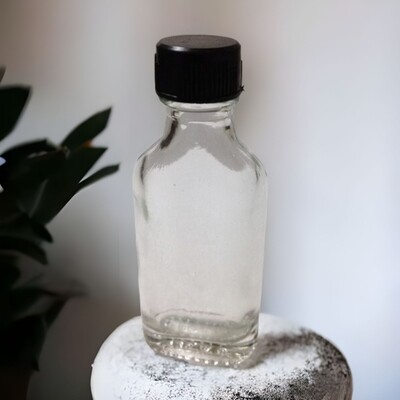 15ml Mini Hip Glass Flask with Choice of Cap (PACK OF 80 PCS)