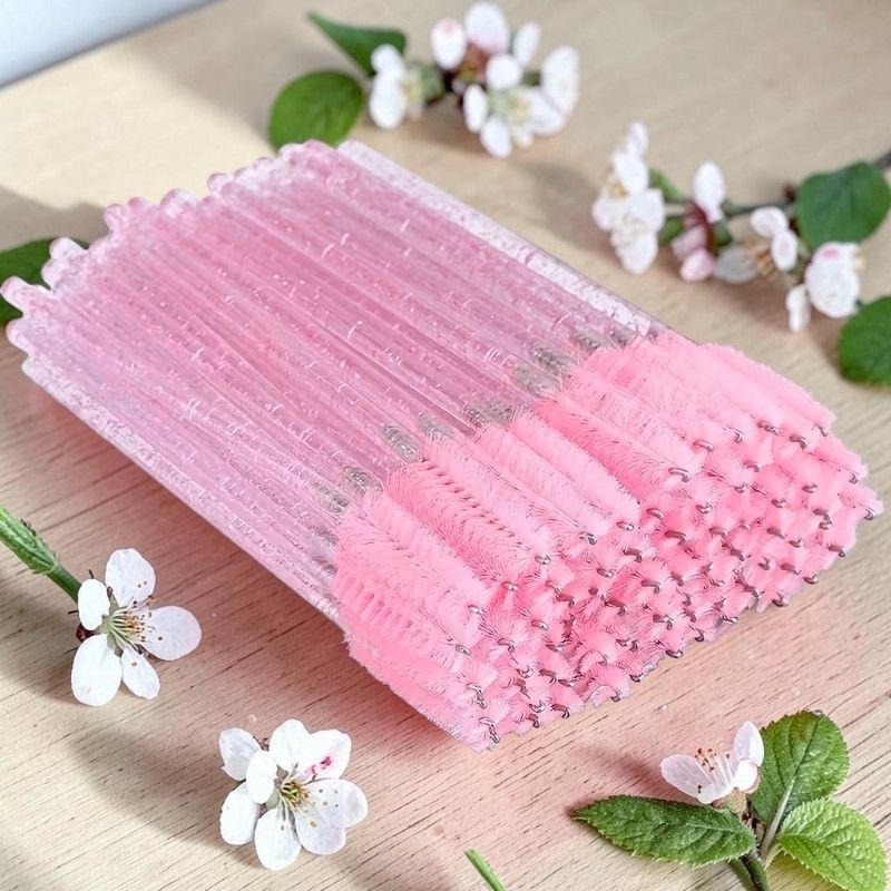 Mascara Wands PACK of 25 Pcs (PINK or BLACK)