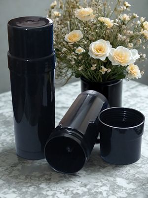 60ml Twist-Up BLACK Deodorant TUBE WITH Clip-on Cap for Underarm