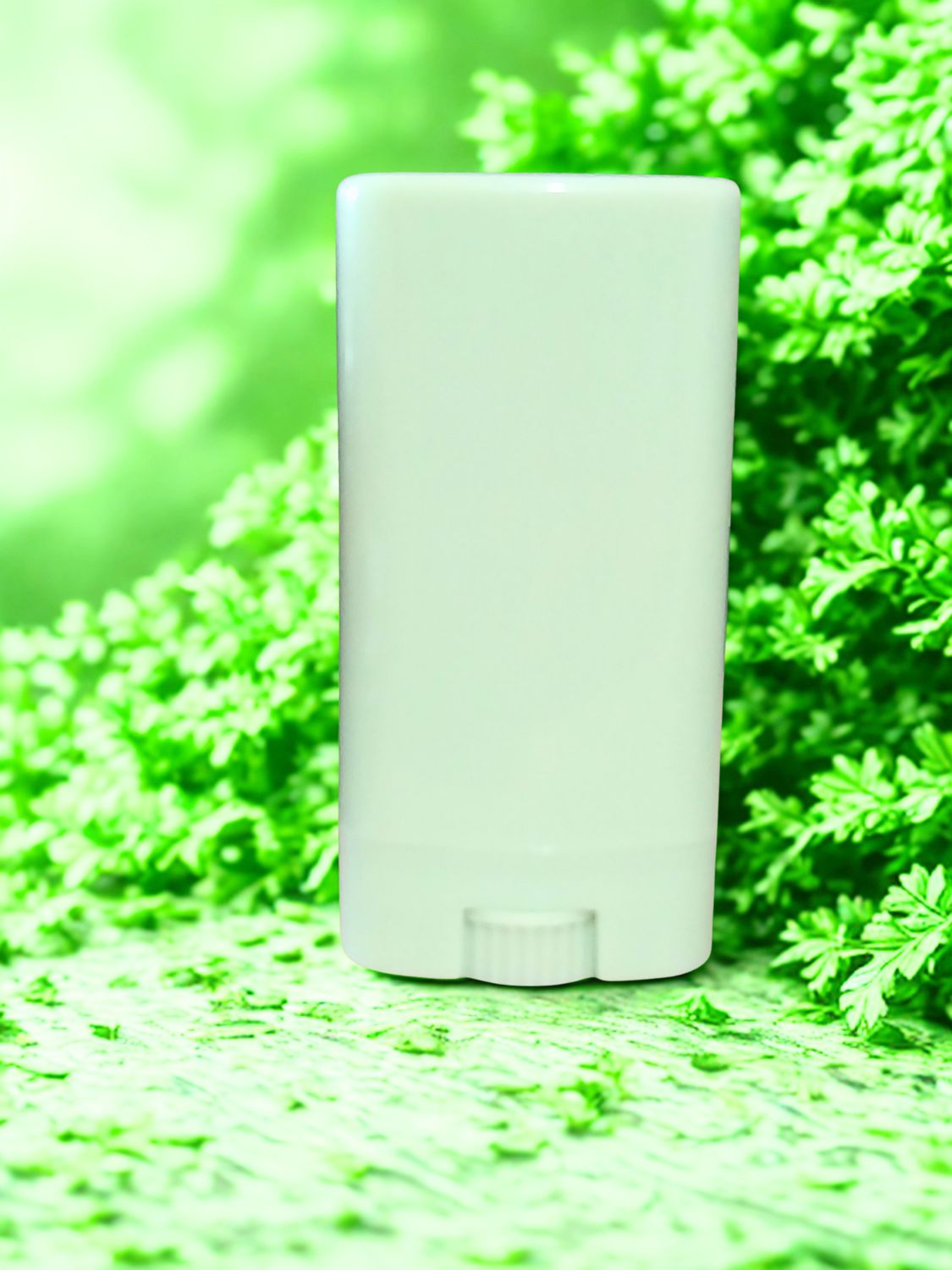 15g - LIGHT GREEN  Oval Shaped Deodorant/Balm  Deo Tubes (Windup)