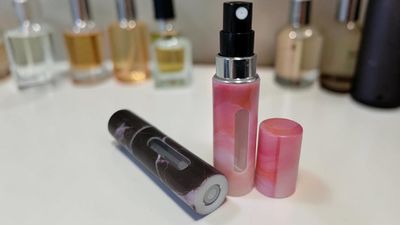 5ml atomiser, refillable perfume spray, travel atomiser, marble atomiser, perfume travel spray, mini spray bottle