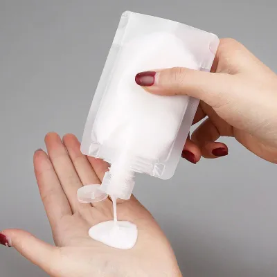 30mL Pouch Refillable - Flip top Spout (Honey, Lotions, Salad Dressing) Holds Approx 50g Honey