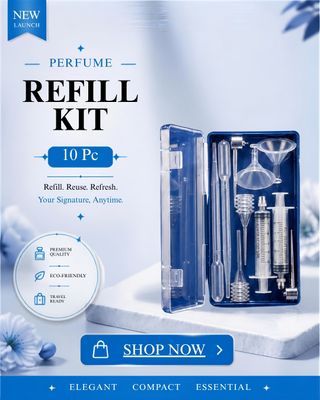 PERFUME REFILL KIT - 10 PC