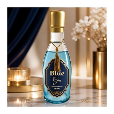 350mL FLINT GLASS SPIRIT/JUICE BOTTLE - OPTION EXTRAS AVAILABLE   - PACK OF 6 (AVAILABLE FROM SEPTEMBER 2026
