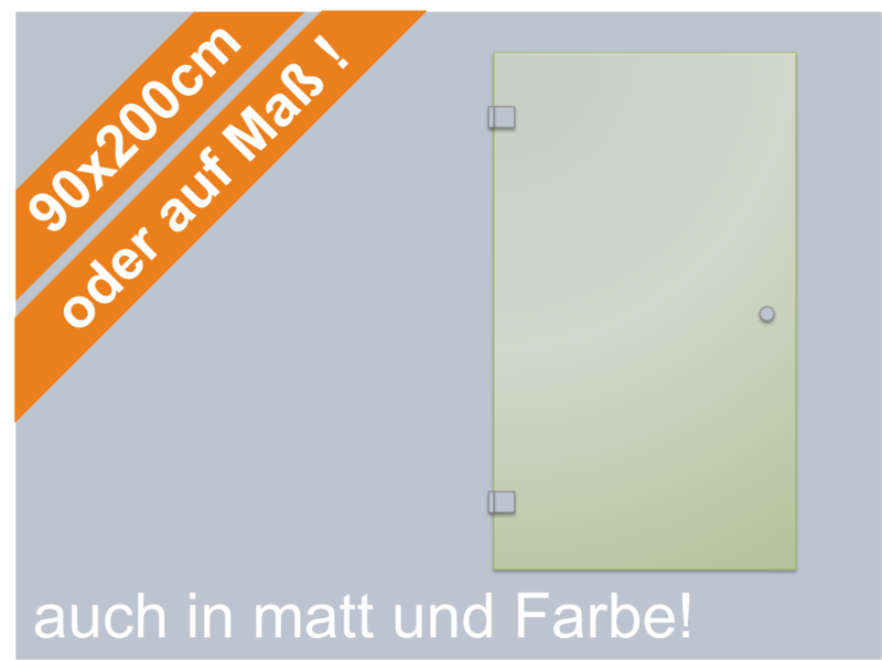 Duschtür Set bis 90x200cm