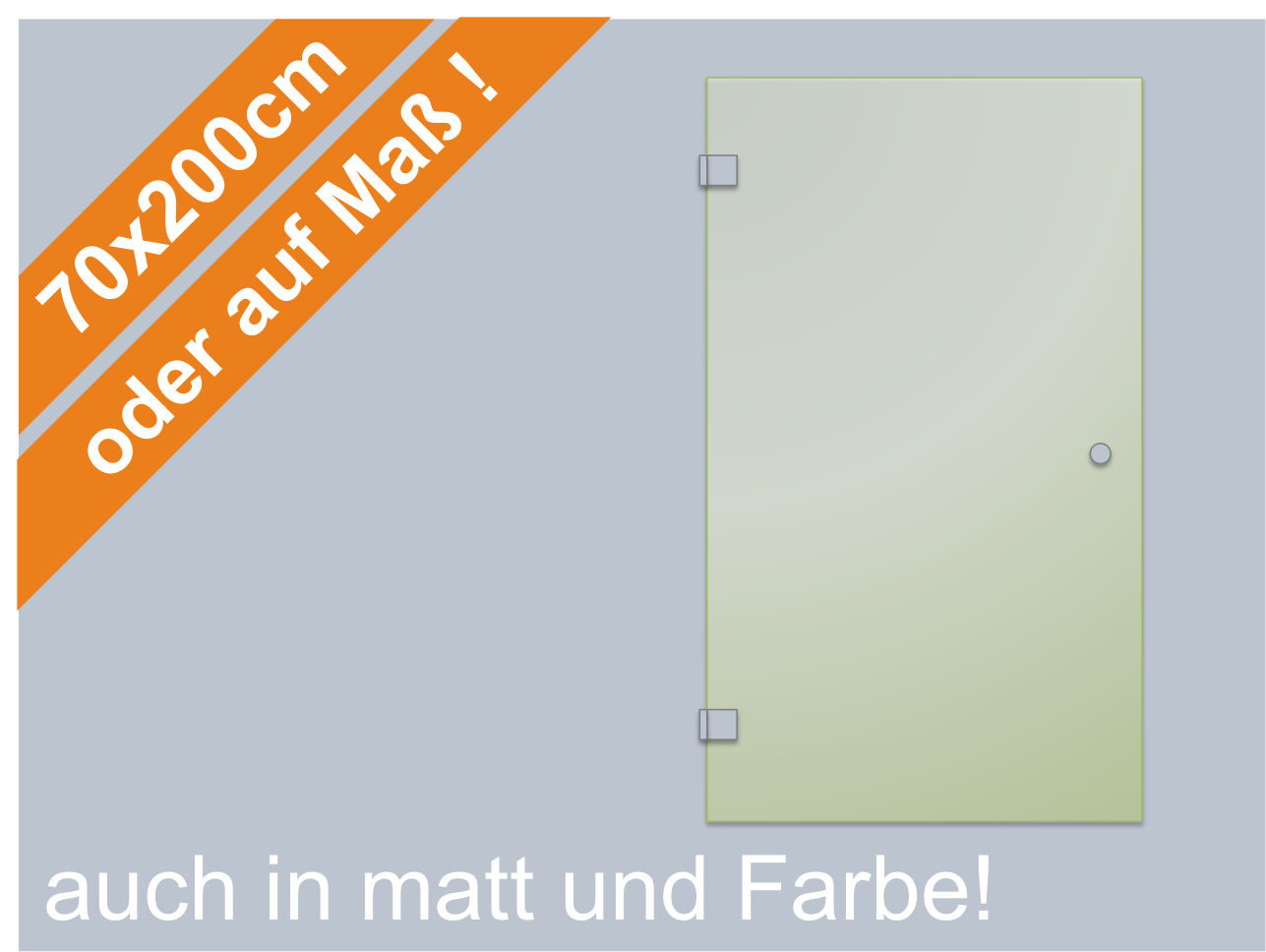 Duschtür Set bis 70x200cm
