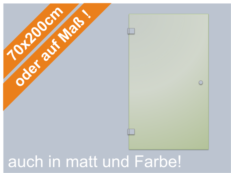 Duschtür Set bis 70x200cm