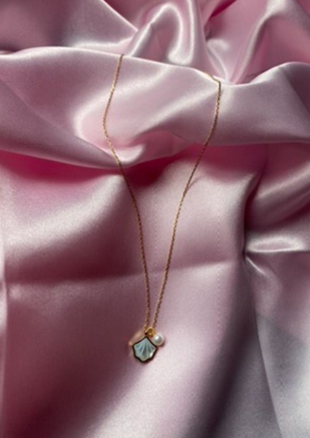 Collier en acier inoxydable Perle