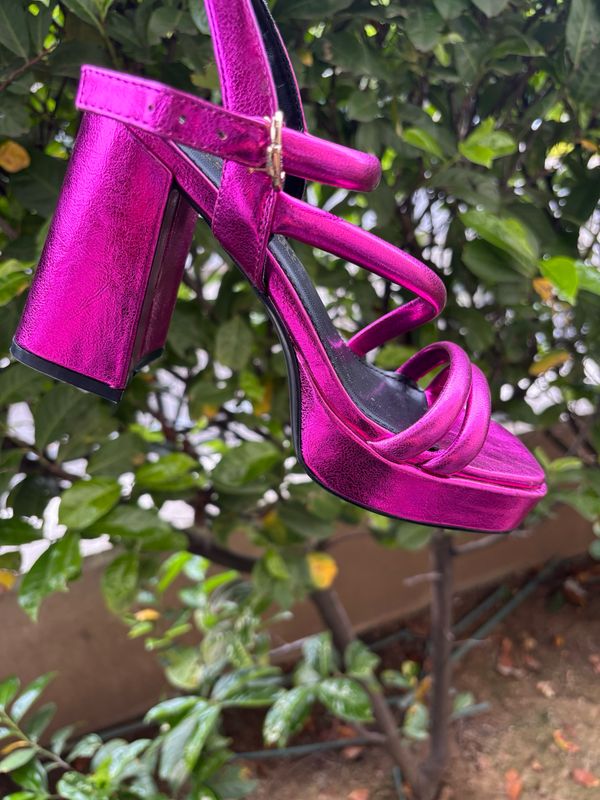Sandale Talon rose