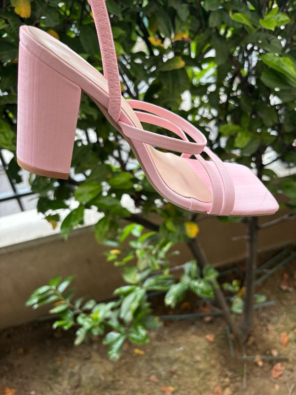Sandales rose clair