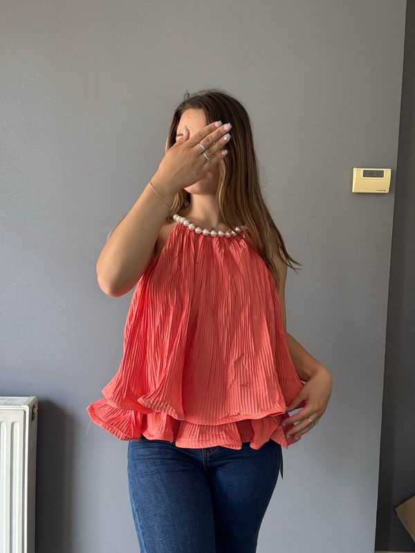 Chemise Perle Orange