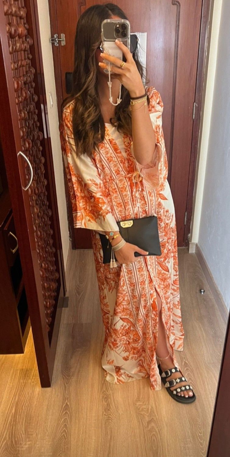 Robe kimono orange 🍊