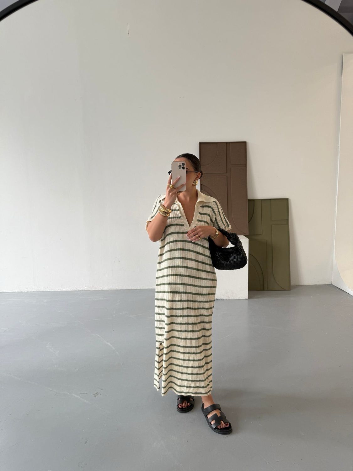 Robe Maille Malak Khaki