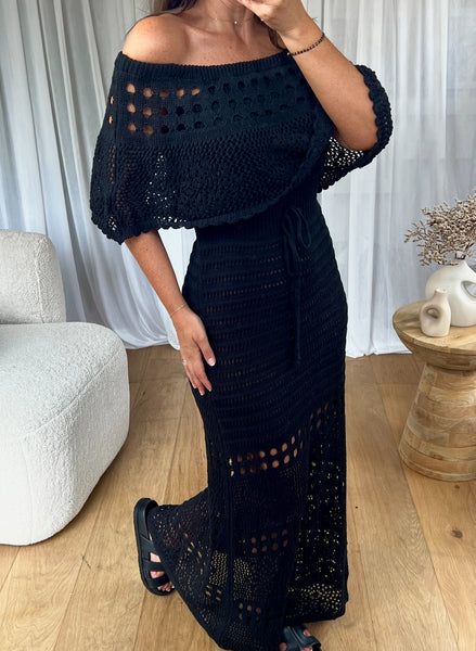 Robe Maille Noir