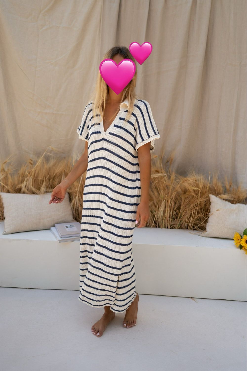 Robe Maille Malak bleu