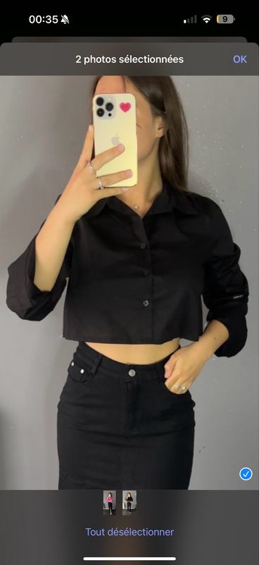 Chemise noir
