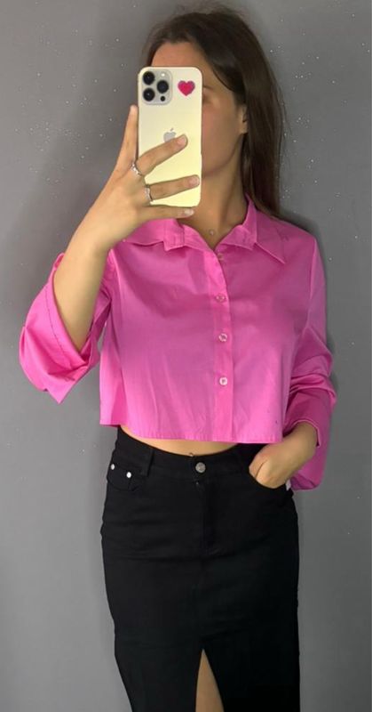 Chemise rose