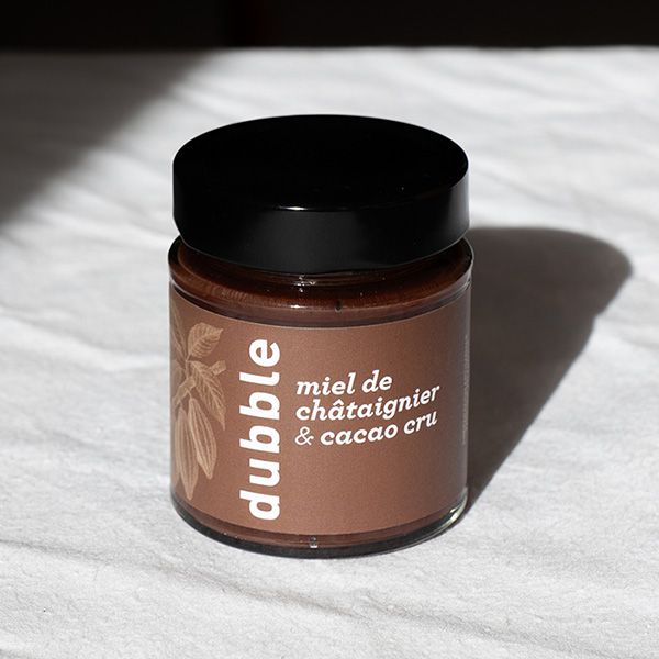 miel de châtaignier &amp; cacao cru