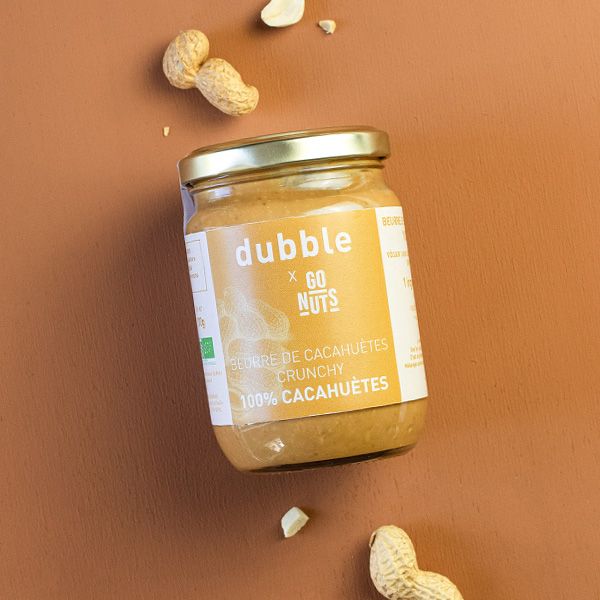 beurre de cacahuètes crunchy 100%