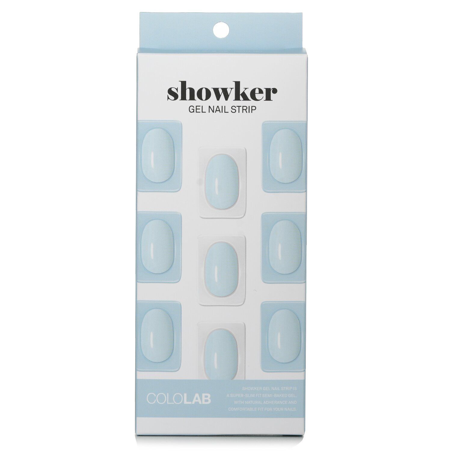 COLOLAB - Showker Gel Nail Strip # CSF411 Pastel Sky 899616 1pcs