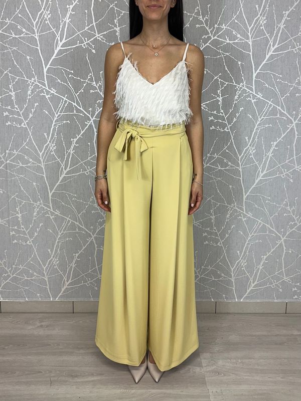 Pantalone palazzo  giallo