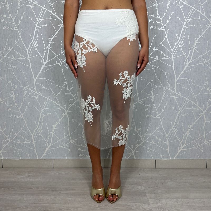 Longuette Tulle E Coulette