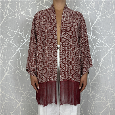 Kimono Con Frange
