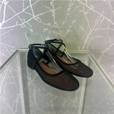 Ballerina In Rete Con Lancetto Strass