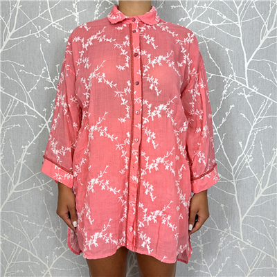 Camicia Mussola Ricamo