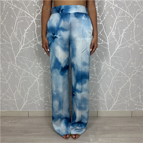 Pantalone Raso Con Stampa Logata