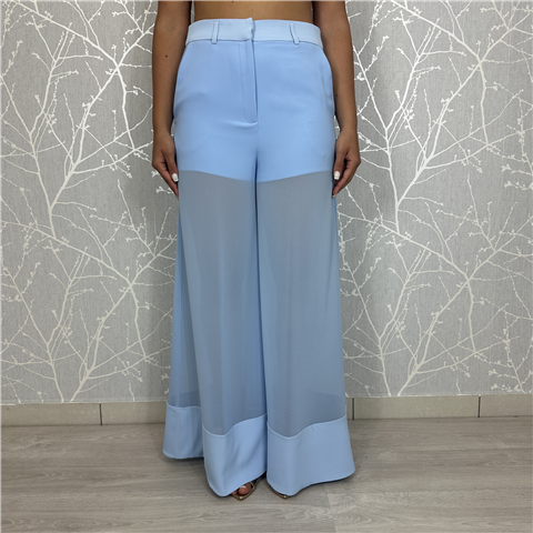 Pantalone Trasparente Con Coulotte