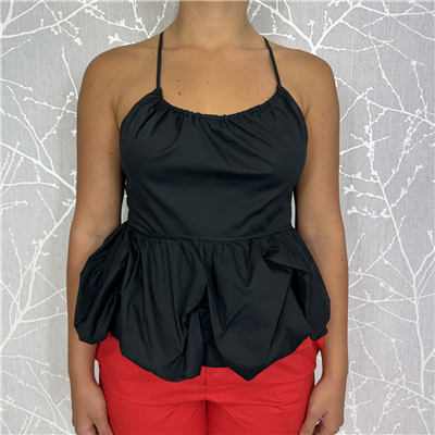 Top In Popeline Con Balza