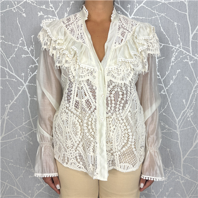 Camicia Pizzo E Mussola