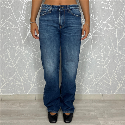 Jeans Regular Dritto In Gamba Art. M1f0110, Taglia: 38, Colore: DENIM BLU