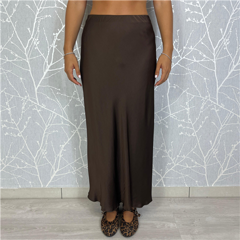Gonna Midi Art. Gwgp012, Taglia: M, Colore: MORO