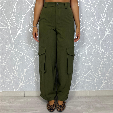 Pantalone Cargo Art. Psop040, Taglia: L, Colore: MILITARE