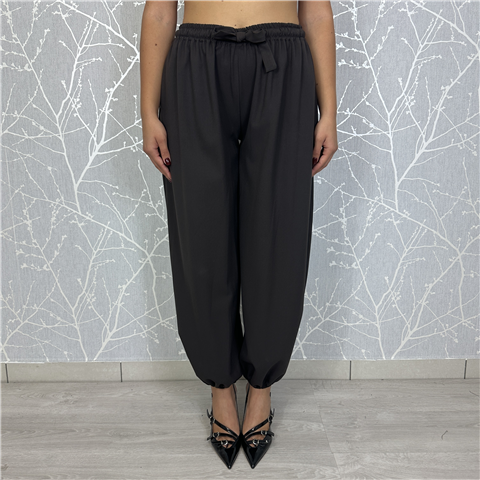 Pantalone Baloon Con Elastico In Vita E In Fondo Art. Fw250037, Taglia: M, Colore: MORO